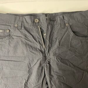 Hugo Boss Men's Gray Dress Trousers